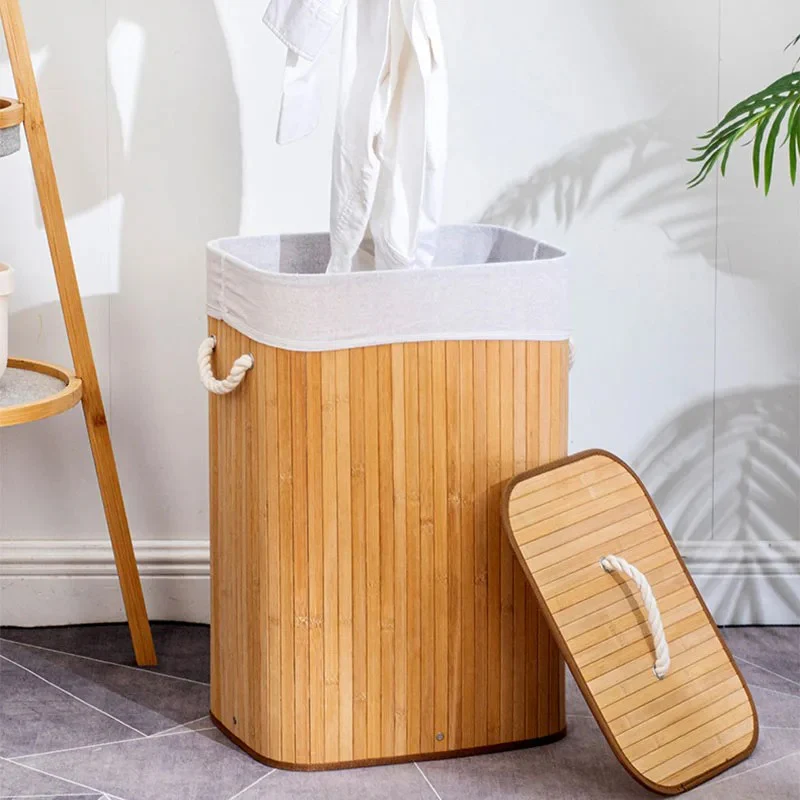 Bamboo Laundry Basket - Image 4