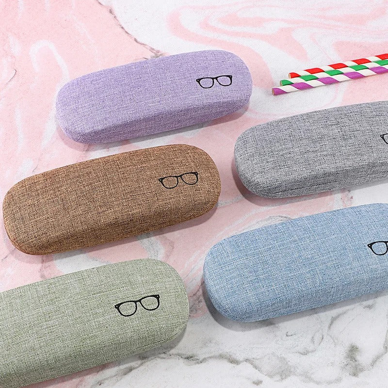 Textured Fabric Eyeglass Case - Image 4