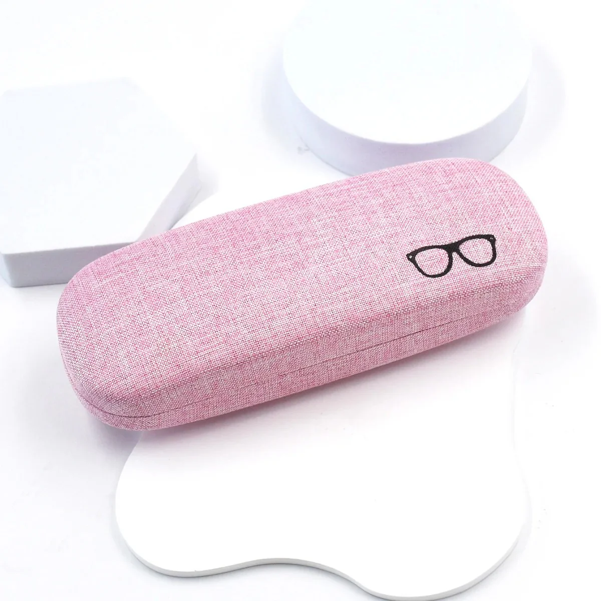 Textured Fabric Eyeglass Case - Image 6