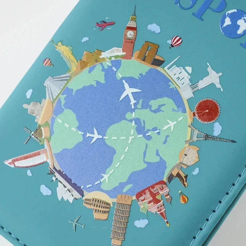 World Map Passport Cover - Image 3
