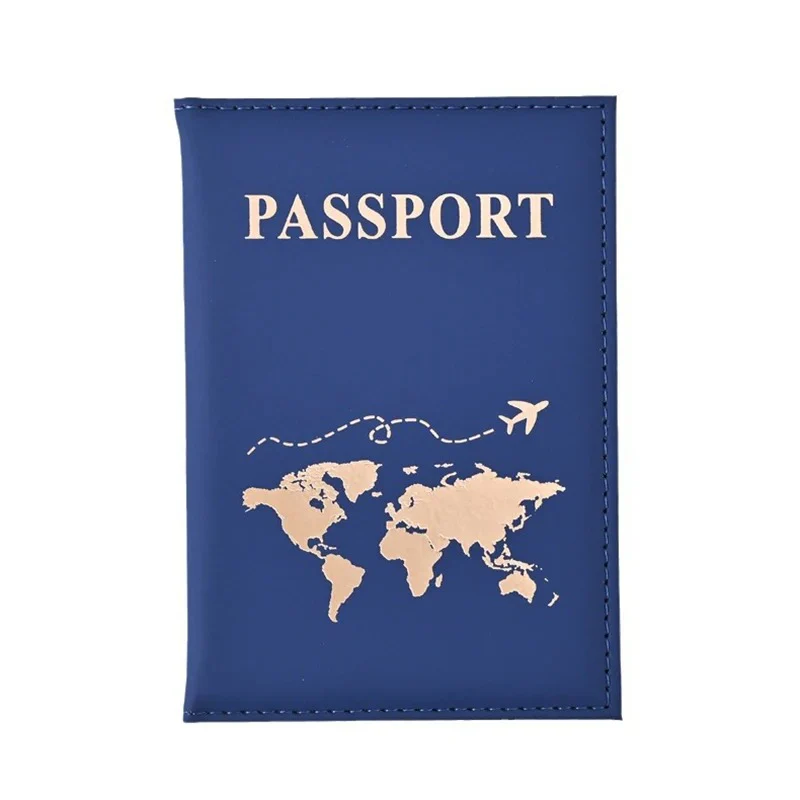Minimalist Passport Cover with Gold Foil Map - Image 6