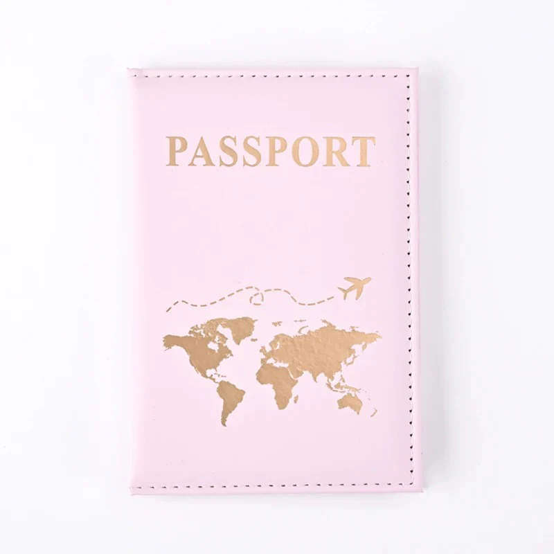 Minimalist Passport Cover with Gold Foil Map - Image 7