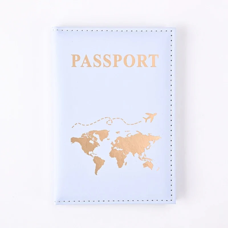 Minimalist Passport Cover with Gold Foil Map - Image 8