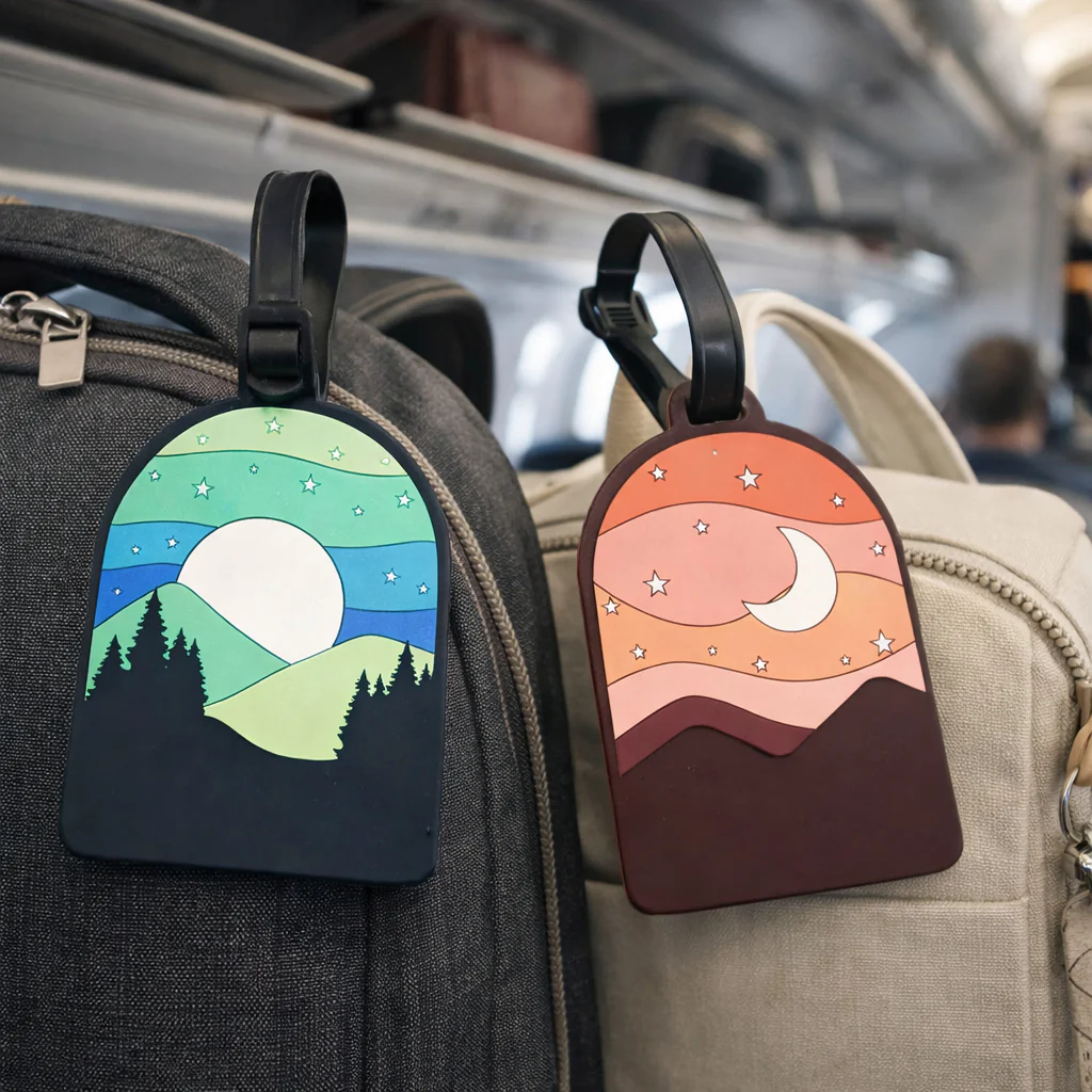 Tropical Silicon Luggage Tag - Image 2
