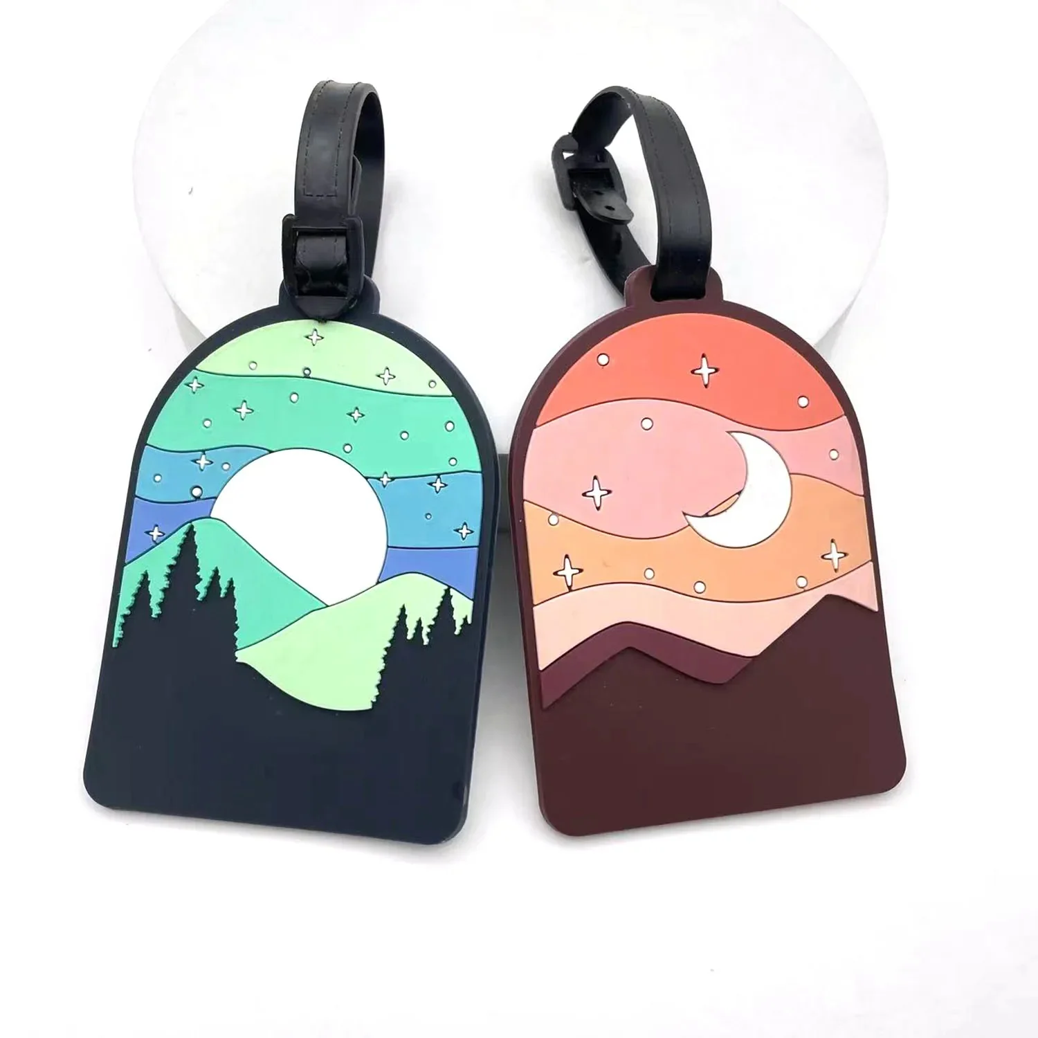 Tropical Silicon Luggage Tag - Image 3