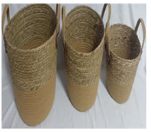 Natural Storage Basket with Low Taper - Image 4