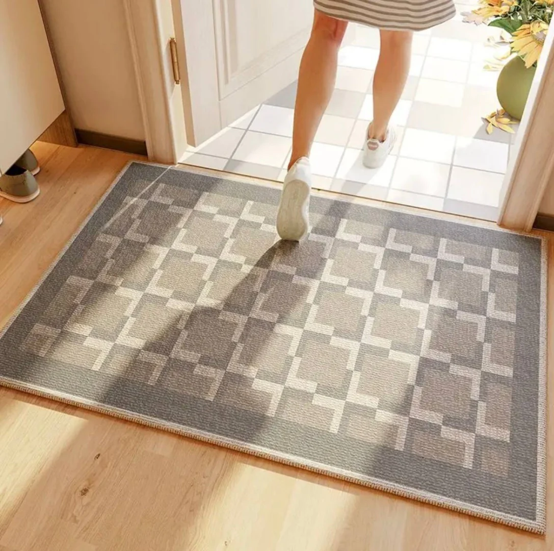 Geometric Pattern Bathroom Rug - Image 5