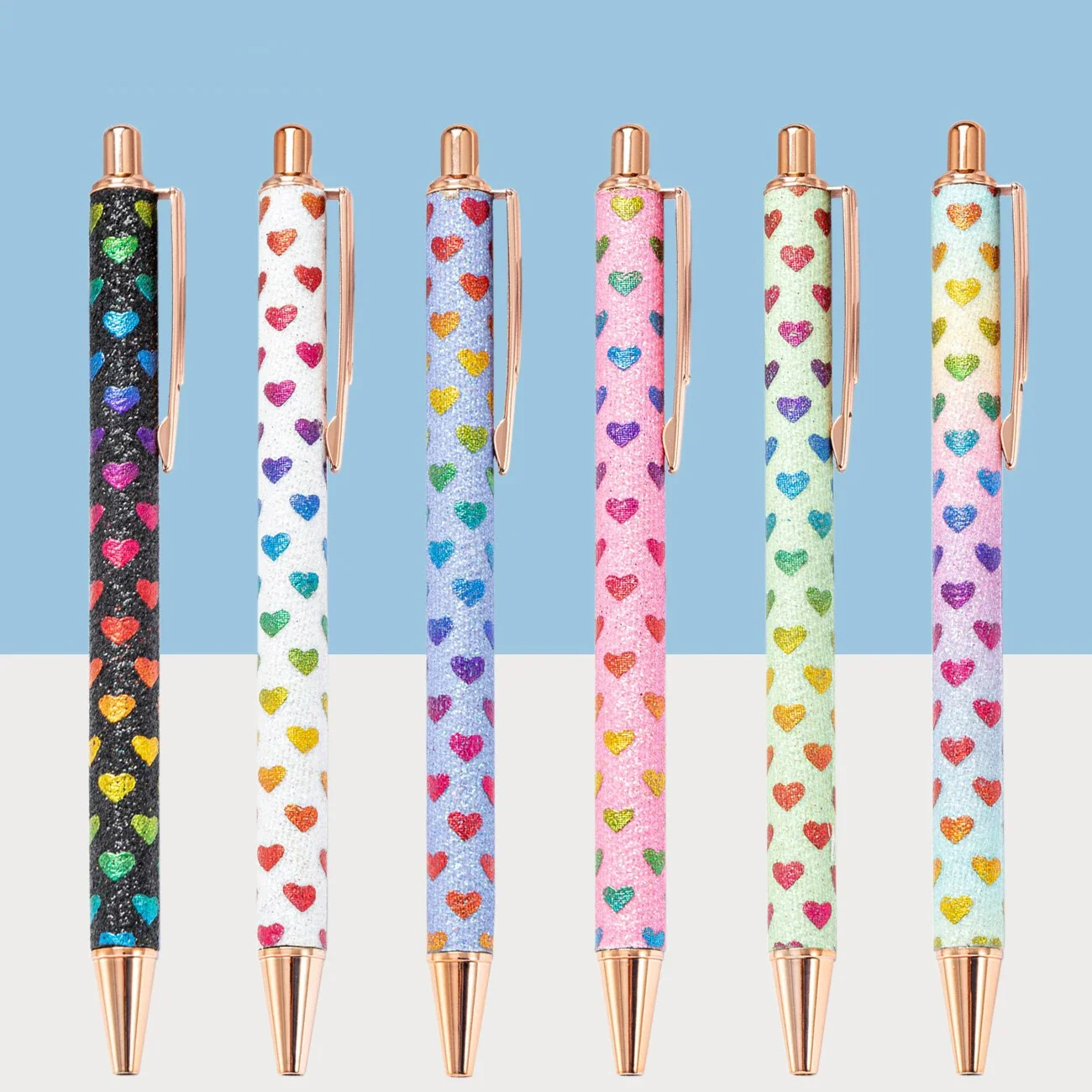 Hearts Metal Ball Pen with Black Refill Ink - Image 5