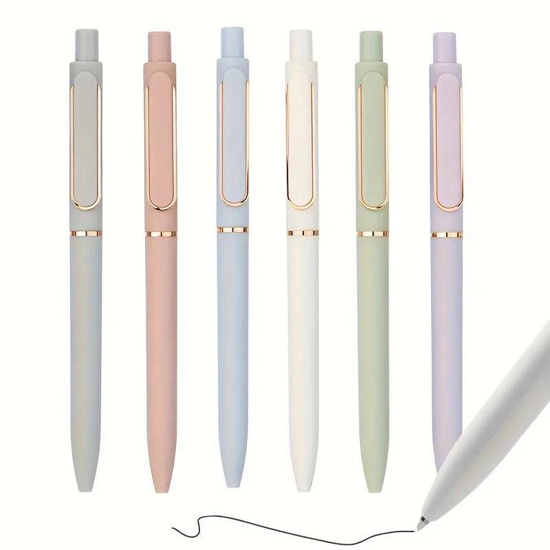 Pastel Gel Pen Set with Rose-Gold Accents (Set of 5) - Image 6