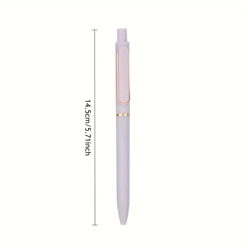 Pastel Gel Pen Set with Rose-Gold Accents (Set of 5) - Image 7