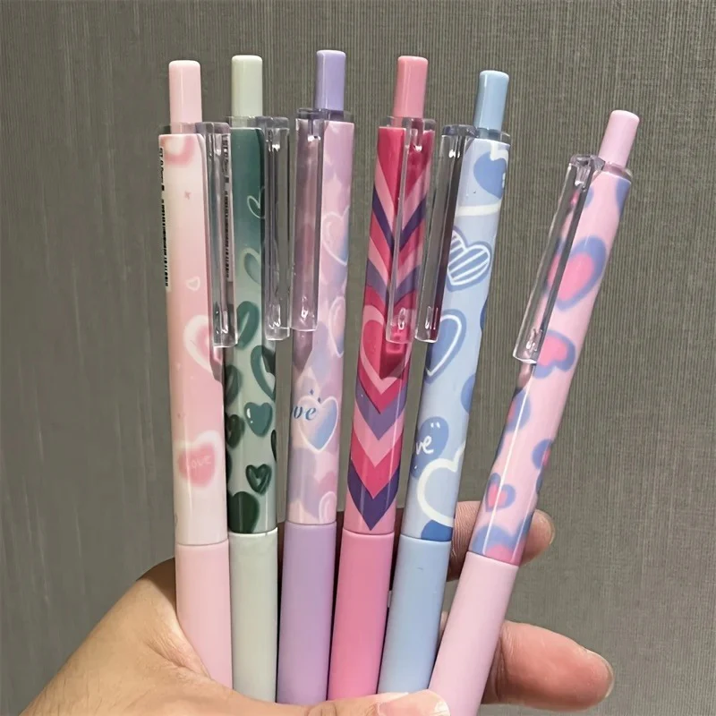 Heart Pattern Gel Pen (Set of 6) - Image 4