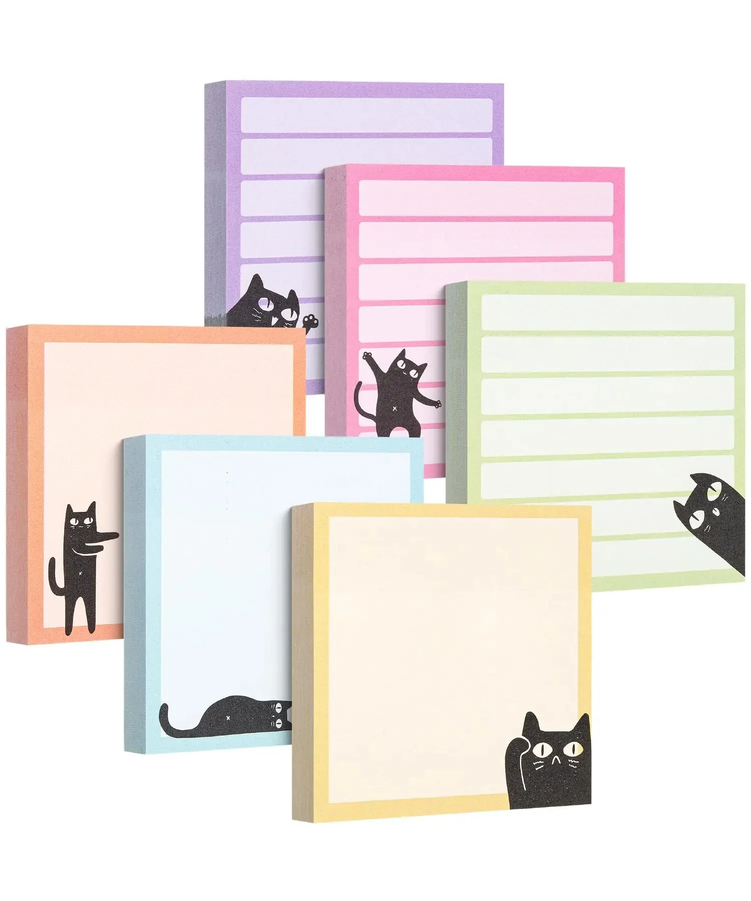Cat Illustration Sticky Notes - Image 3