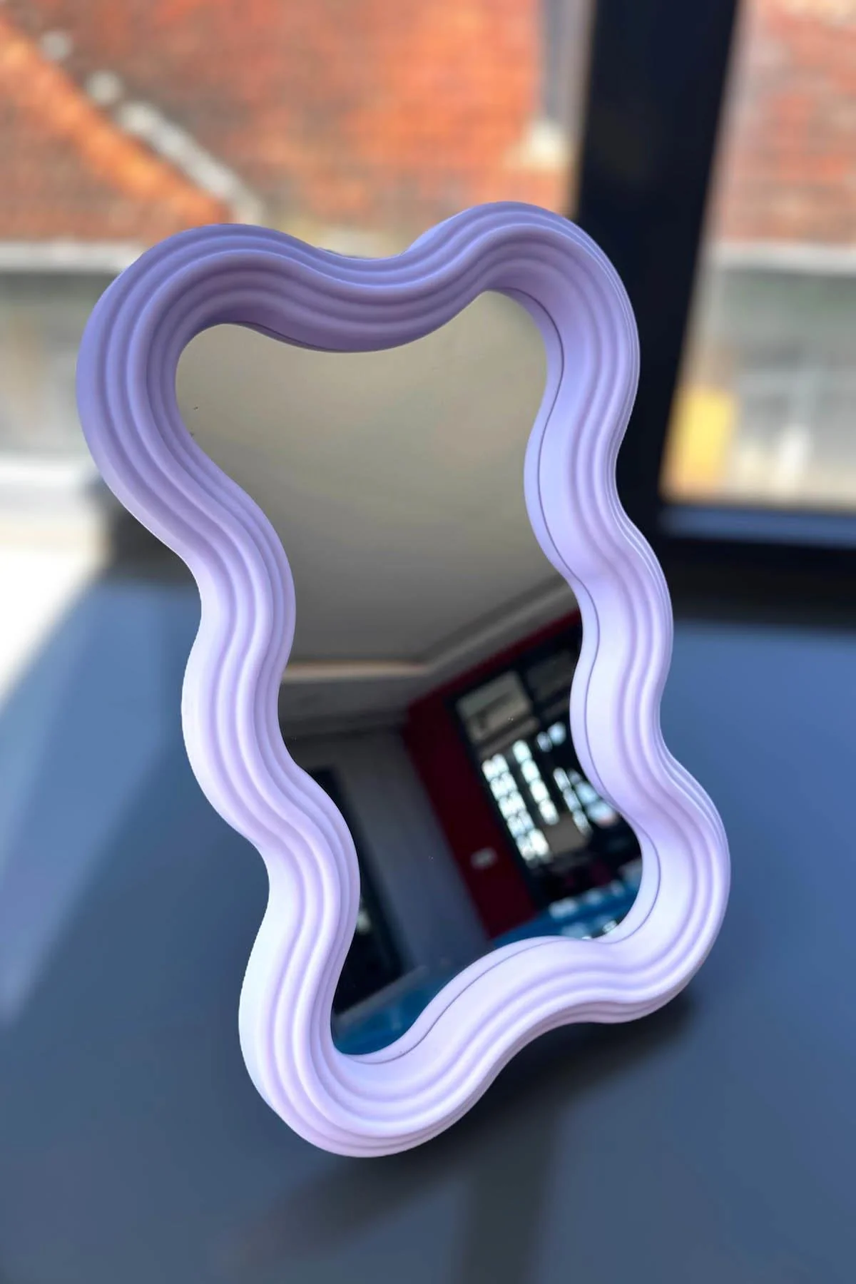 Layered Ripple Frame Wall Mirror - Image 9