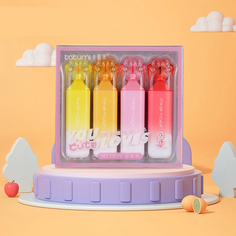 Paw Color Highlighters (Set of 4) - Image 10