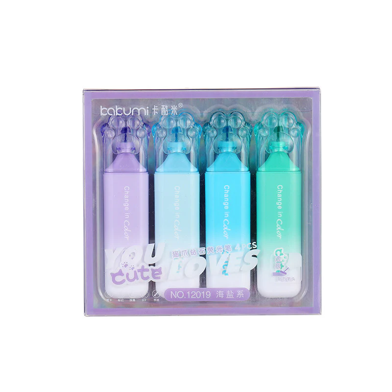 Paw Color Highlighters (Set of 4) - Image 8