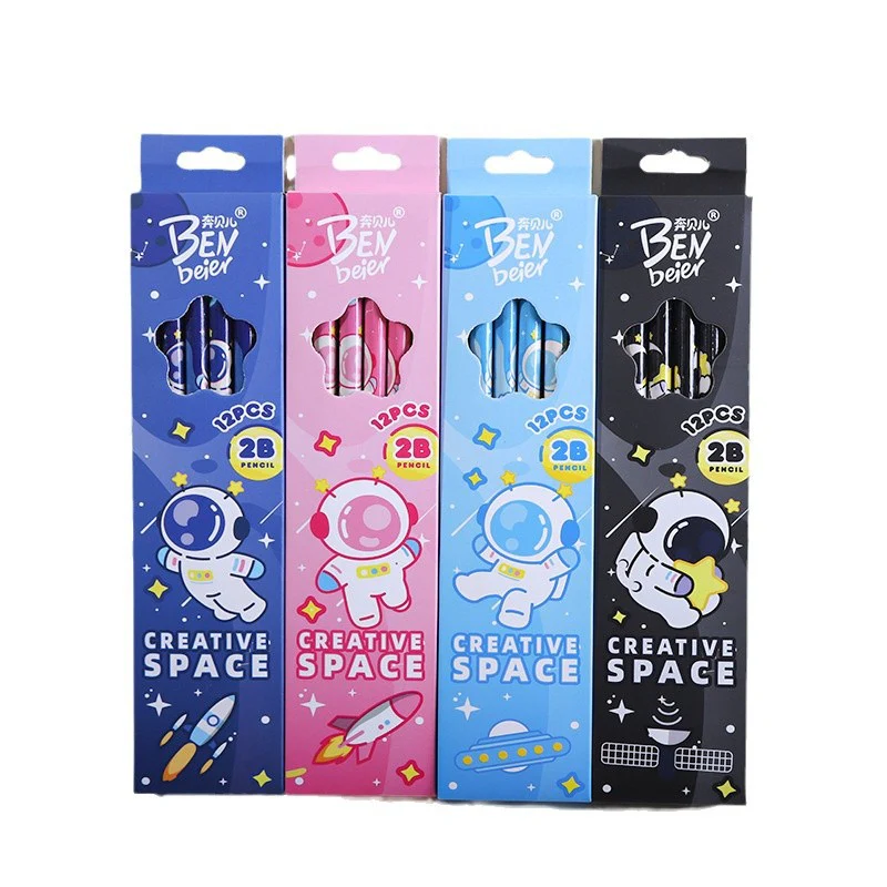 Space Theme 12PCS 2B Pencil Set - Image 3