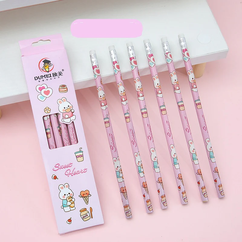 Dunmei Theme 6PCS 2B Pencil Set - Image 5