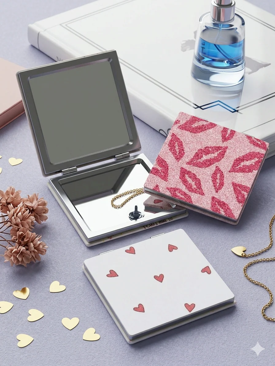 Pocket Mirror with Printed Cover - Image 2