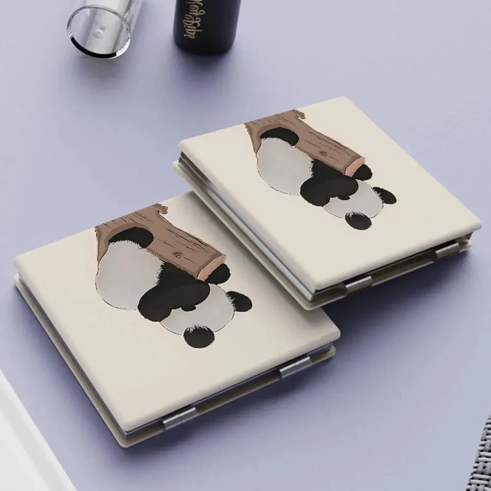 Panda Pocket Mirror with Printed Cover - Image 7