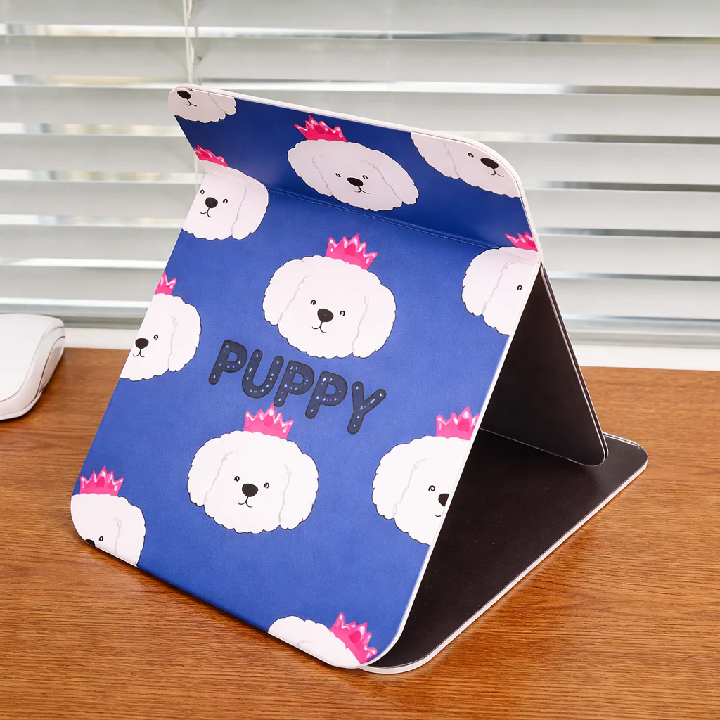 Foldable Cartoon Print Vanity Mirror Stand - Image 5