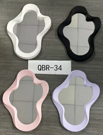 Modern Ripple Frame Wall Mirror - Image 5
