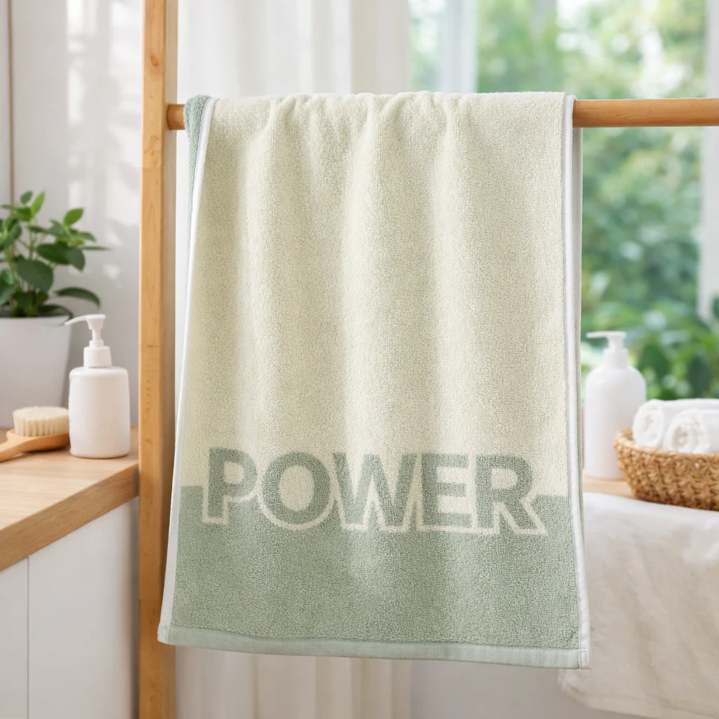 “Power” Gradient Fleece Face & Hand Towel - Image 2
