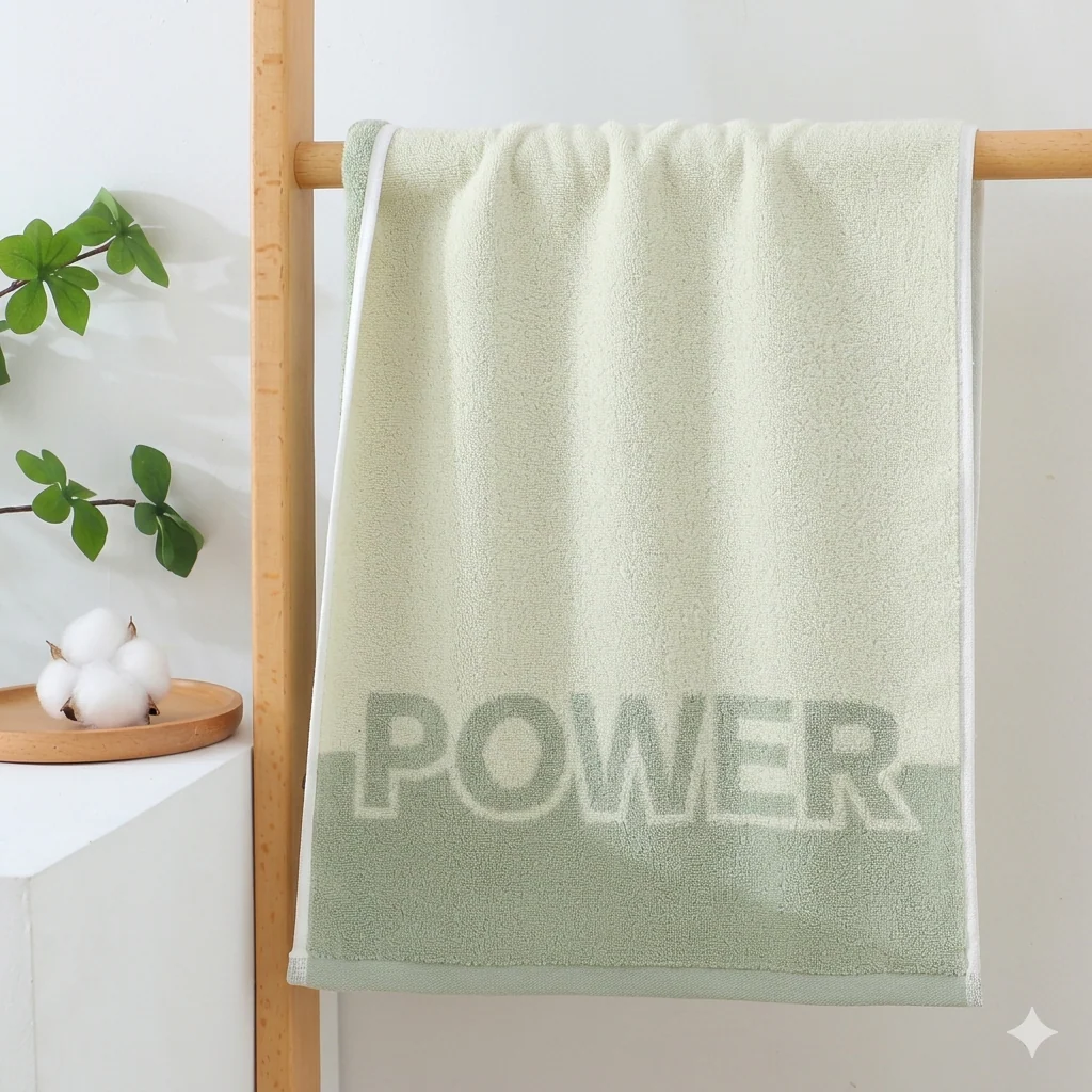 “Power” Gradient Fleece Face & Hand Towel - Image 4