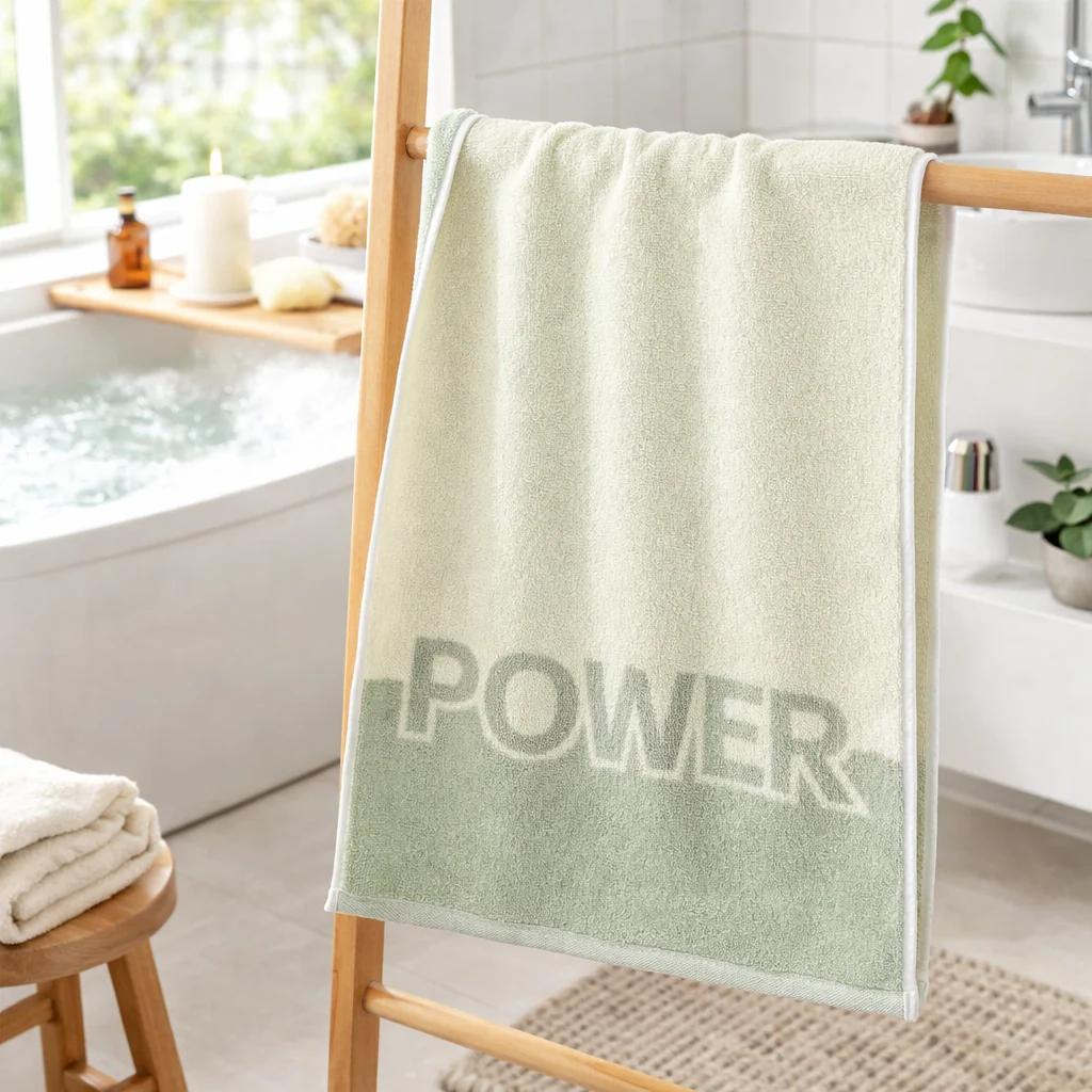 “Power” Gradient Fleece Face & Hand Towel - Image 5