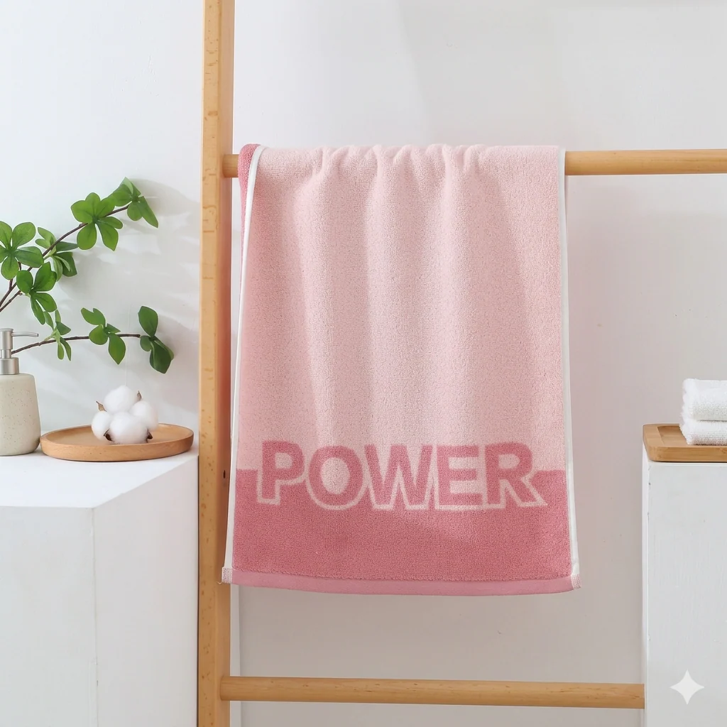 “Power” Gradient Fleece Face & Hand Towel - Image 6