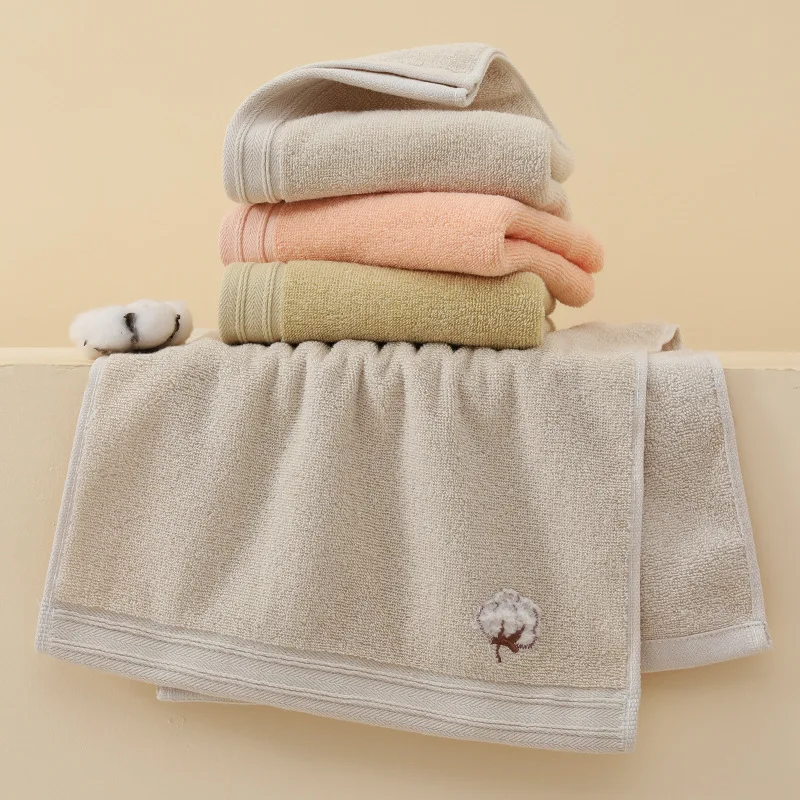 Cotton Motif Fleece Face & Hand Towel - Image 7