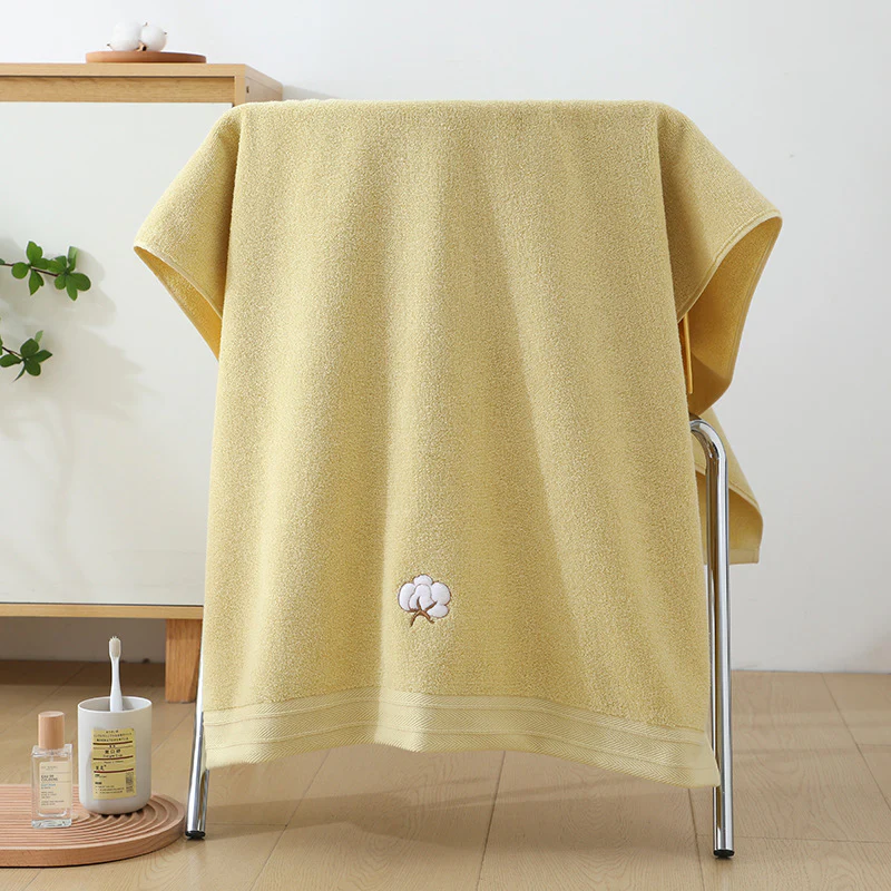 Cotton Motif Fleece Face & Hand Towel - Image 9