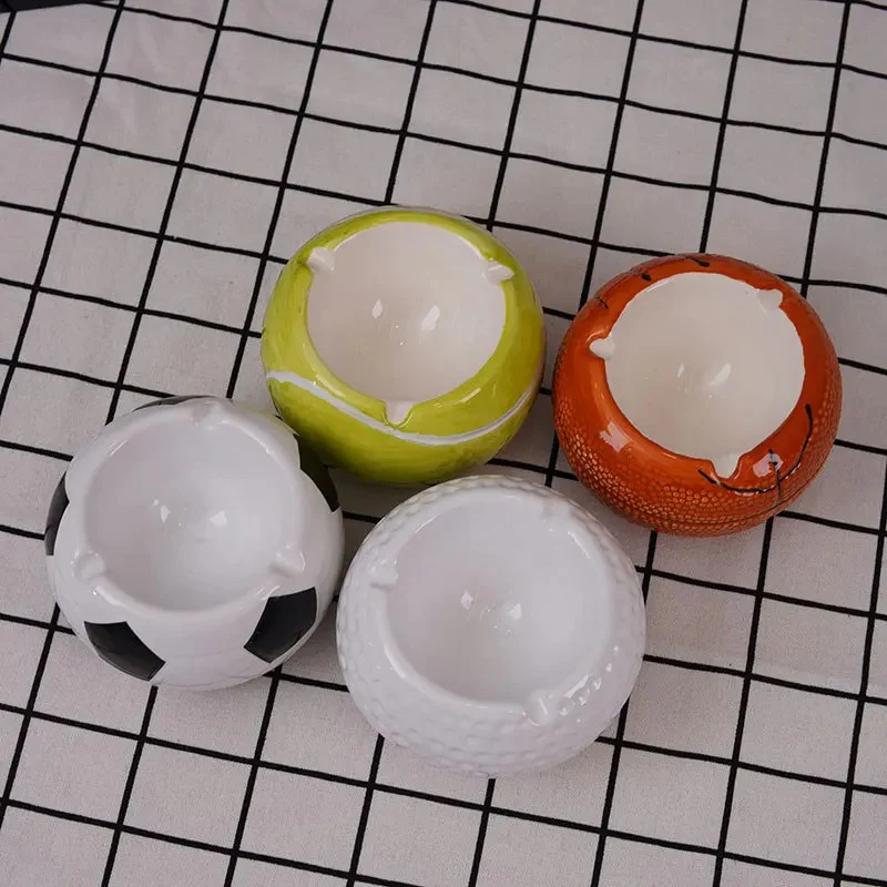Sports Ball Ceramic Ashtray - Image 2