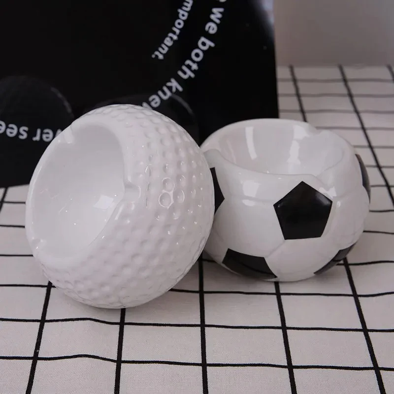 Sports Ball Ceramic Ashtray - Image 3