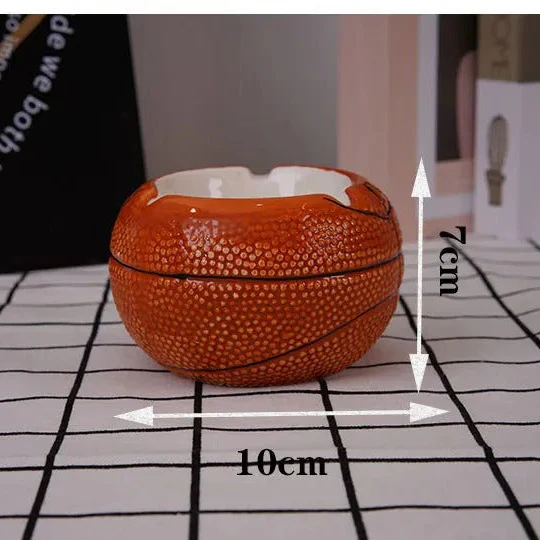 Sports Ball Ceramic Ashtray - Image 6