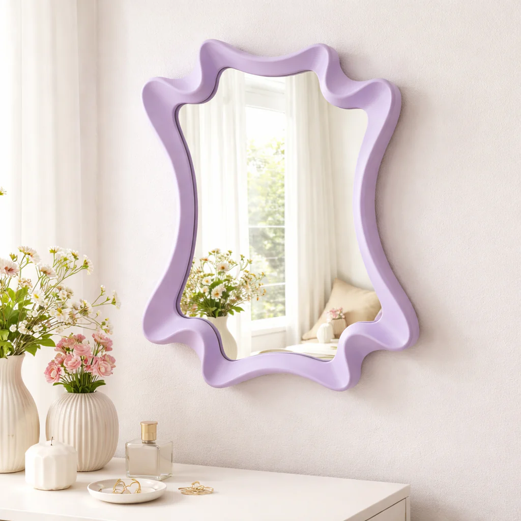 Scalloped Ripple Wall Mirror - Image 6