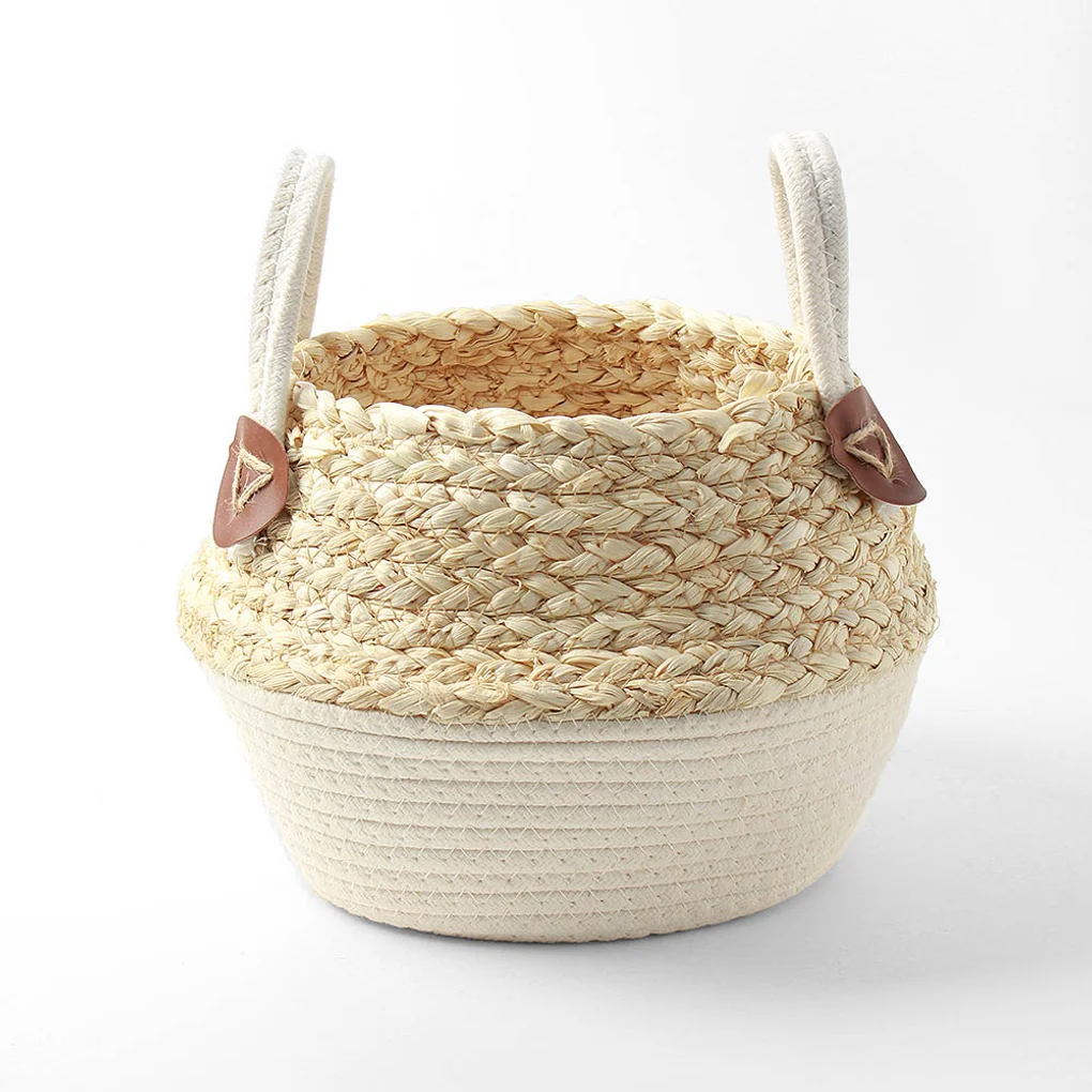 Handwoven Woven Organizer Basket - Image 4