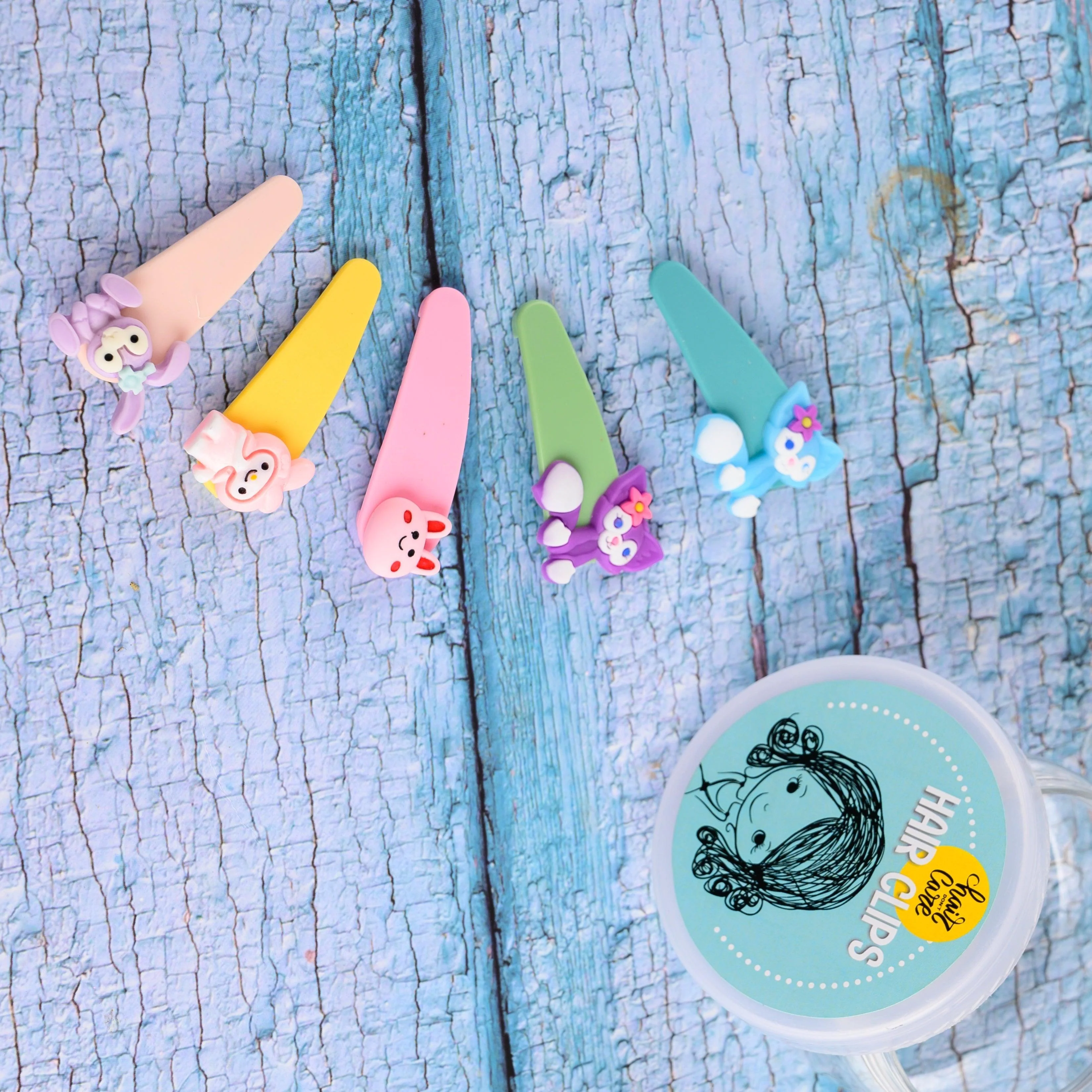 Fox Theme Hair Clips (Set of 5) - Image 2