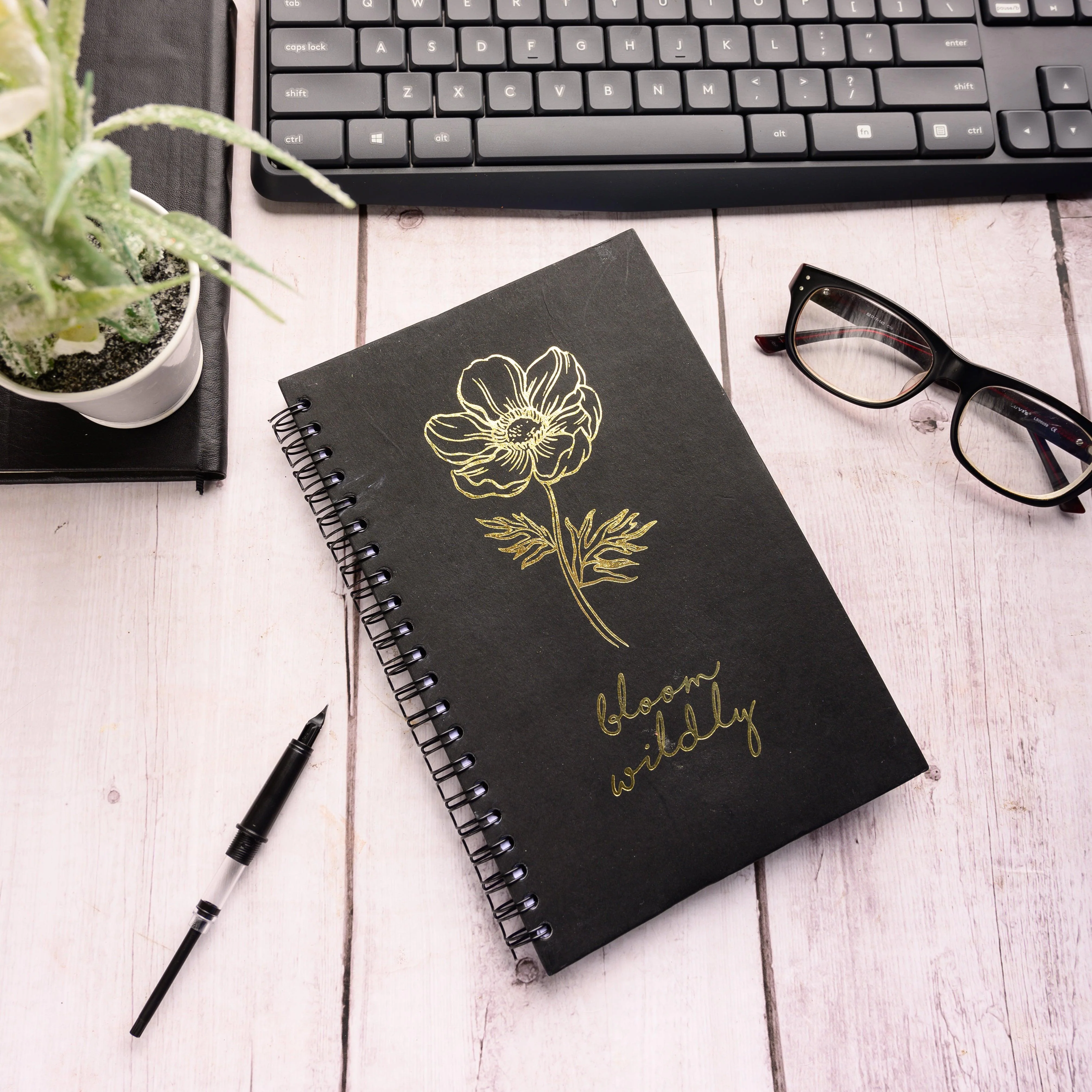 Bloom Wildly Foil Notebook - Image 2