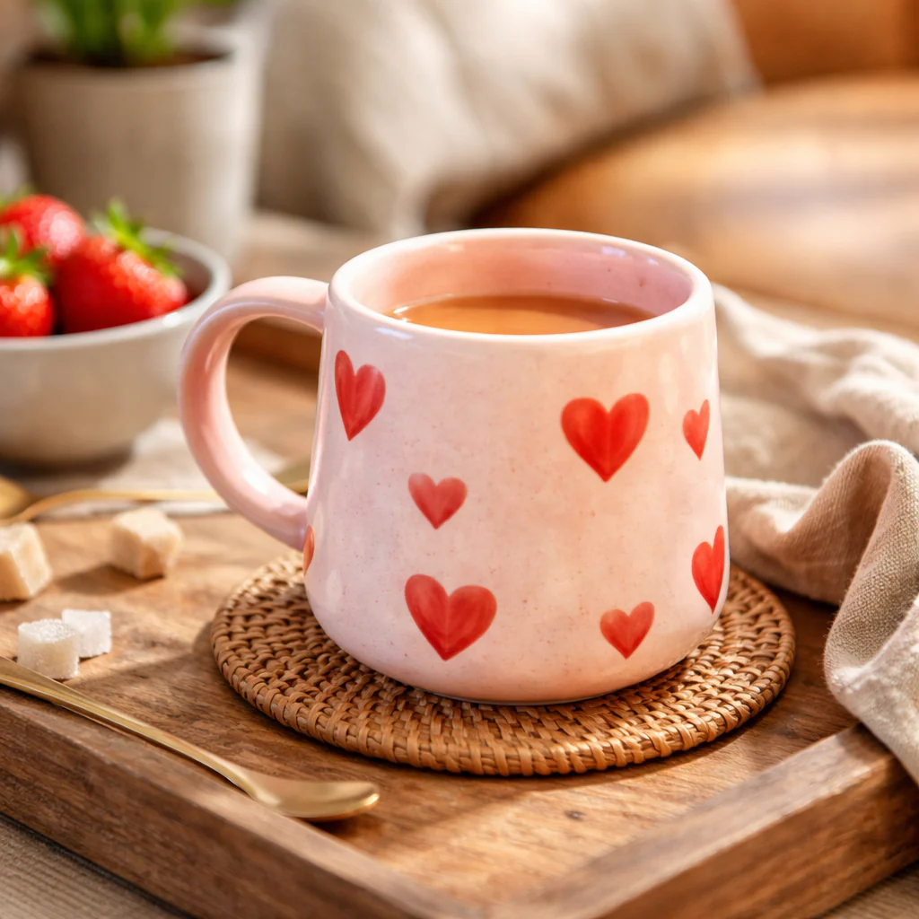 Handmade Ceramic Mug- Valentine - Image 2