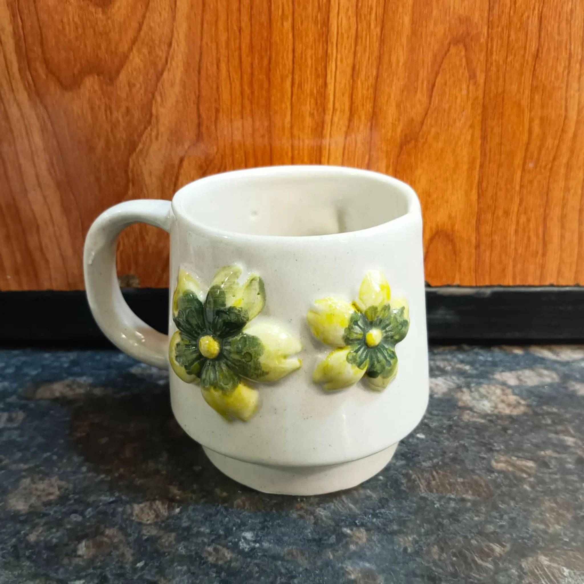 Handmade Ceramic Mug- Sunshine and Bloom - Image 2