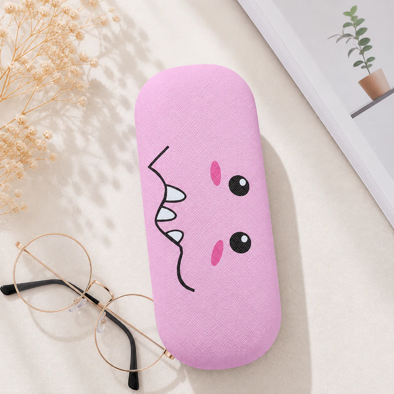 Minimal Cartoon Eyeglass Case - Image 6