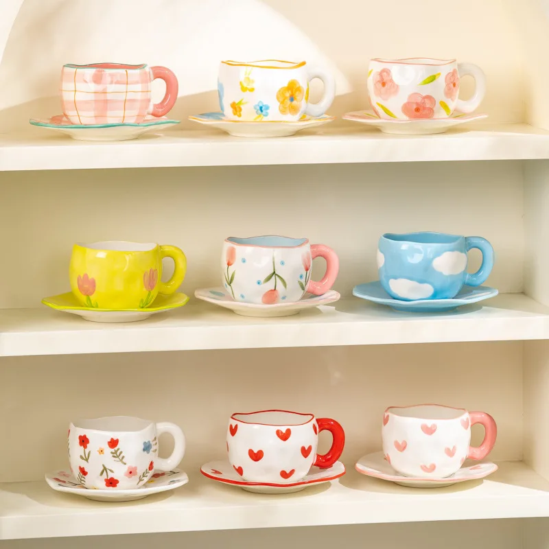Pinterest-Inspired 300ml Ceramic Coffee Cup (300ml) - Image 3