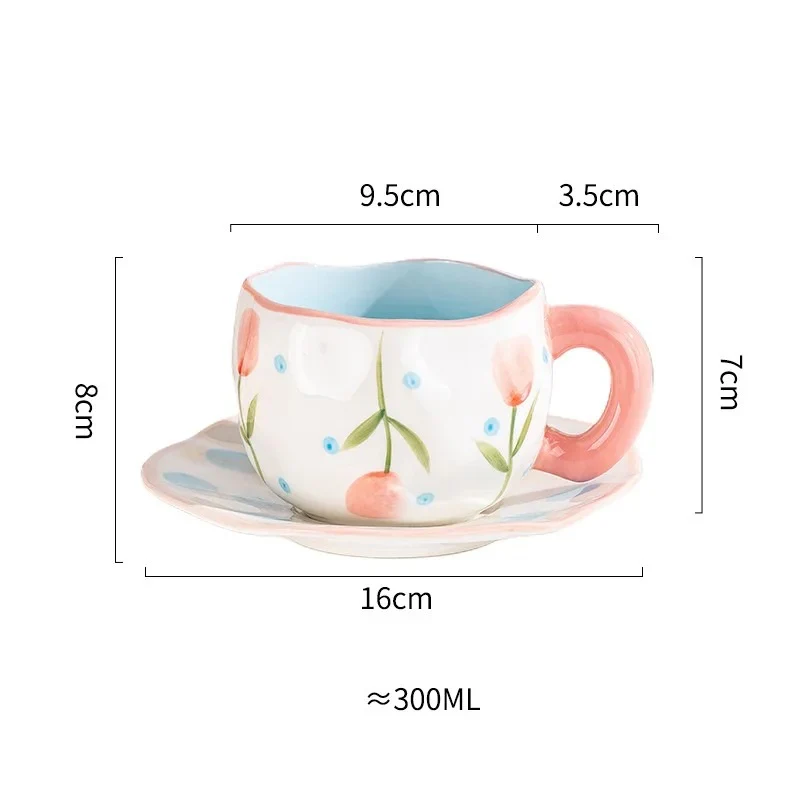 Pinterest-Inspired 300ml Ceramic Coffee Cup (300ml) - Image 5
