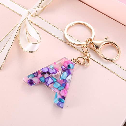 Multicolor Letter Keychain - Image 3