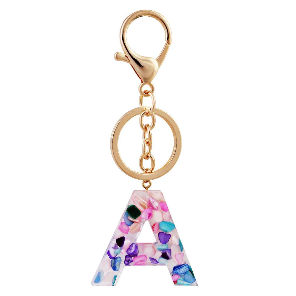 Multicolor Letter Keychain - Image 5