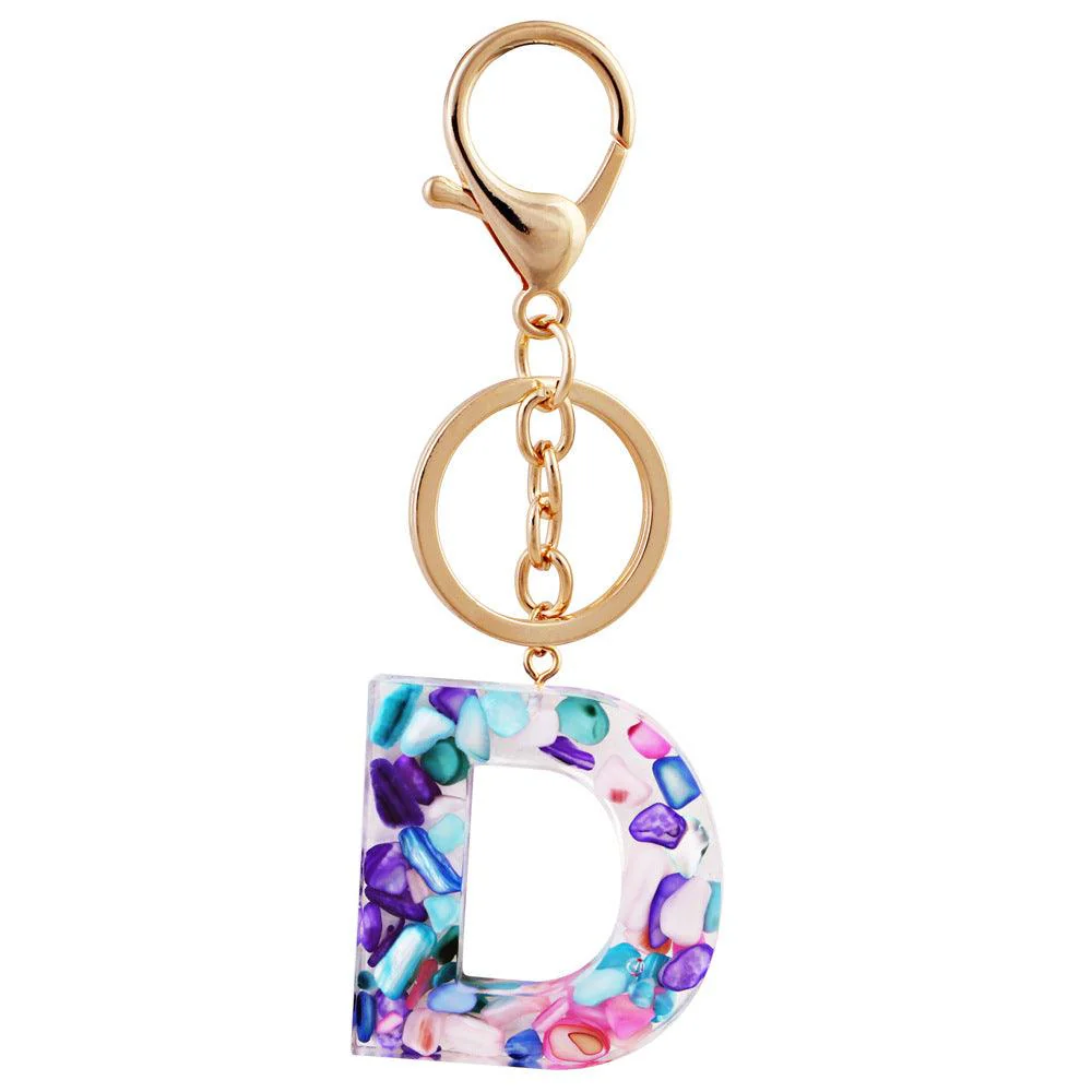 Multicolor Letter Keychain - Image 8