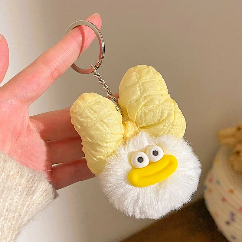 Plush Bow Character Keychain - Image 4