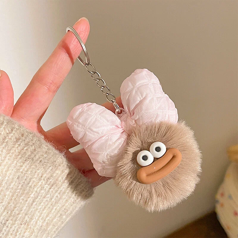 Plush Bow Character Keychain - Image 5