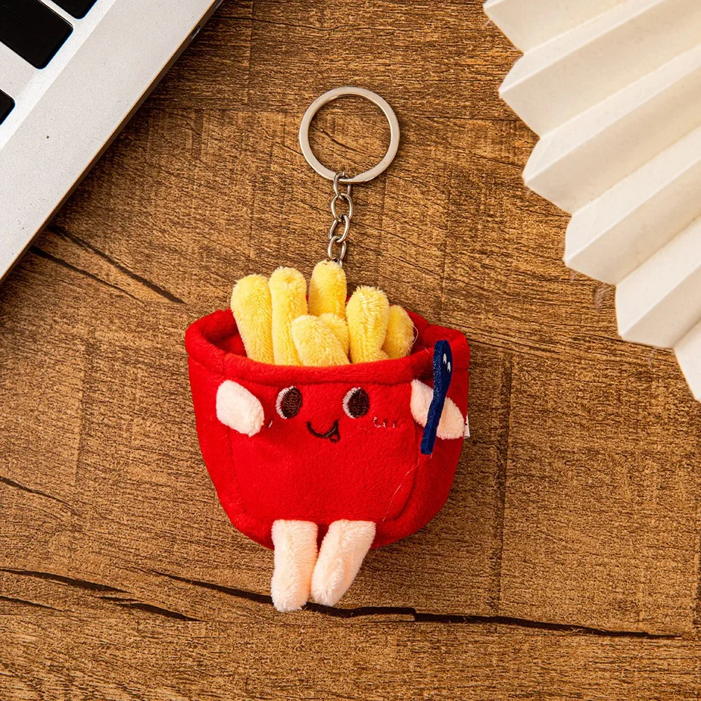 Cute Food-Themed Plush Keychain - Image 7