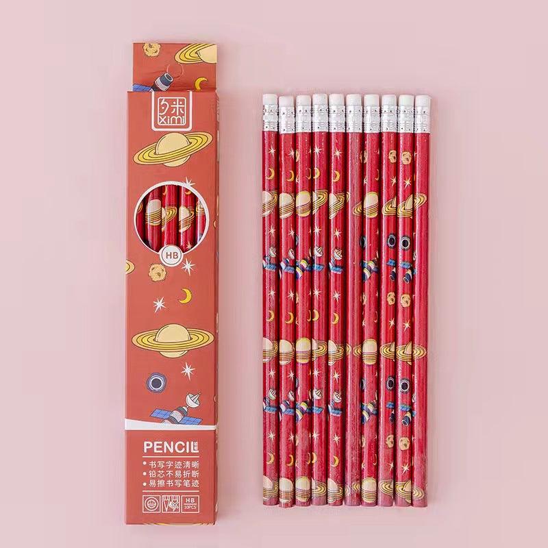 Space Theme HB Pencils (10pcs) - Image 5